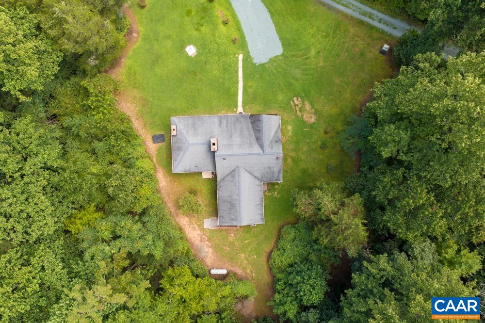 578 Maxfield Road Keswick, VA 22947 - Photo 39 of 39 an aerial view of residential house with outdoor space and trees all around