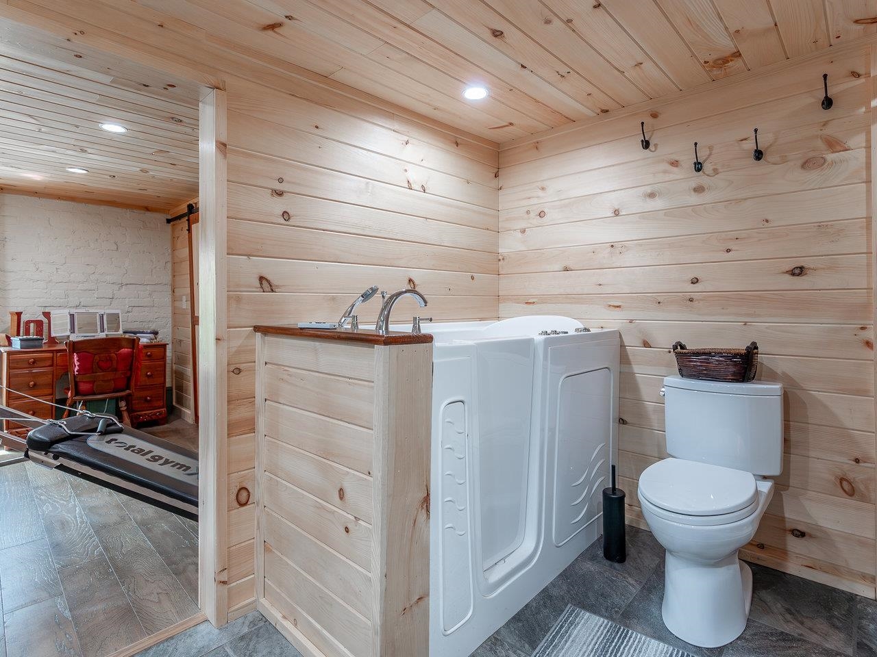 1299 North River Road Mount Crawford, VA 22841 - Photo 40 of 75 a bathroom with a toilet and a sink