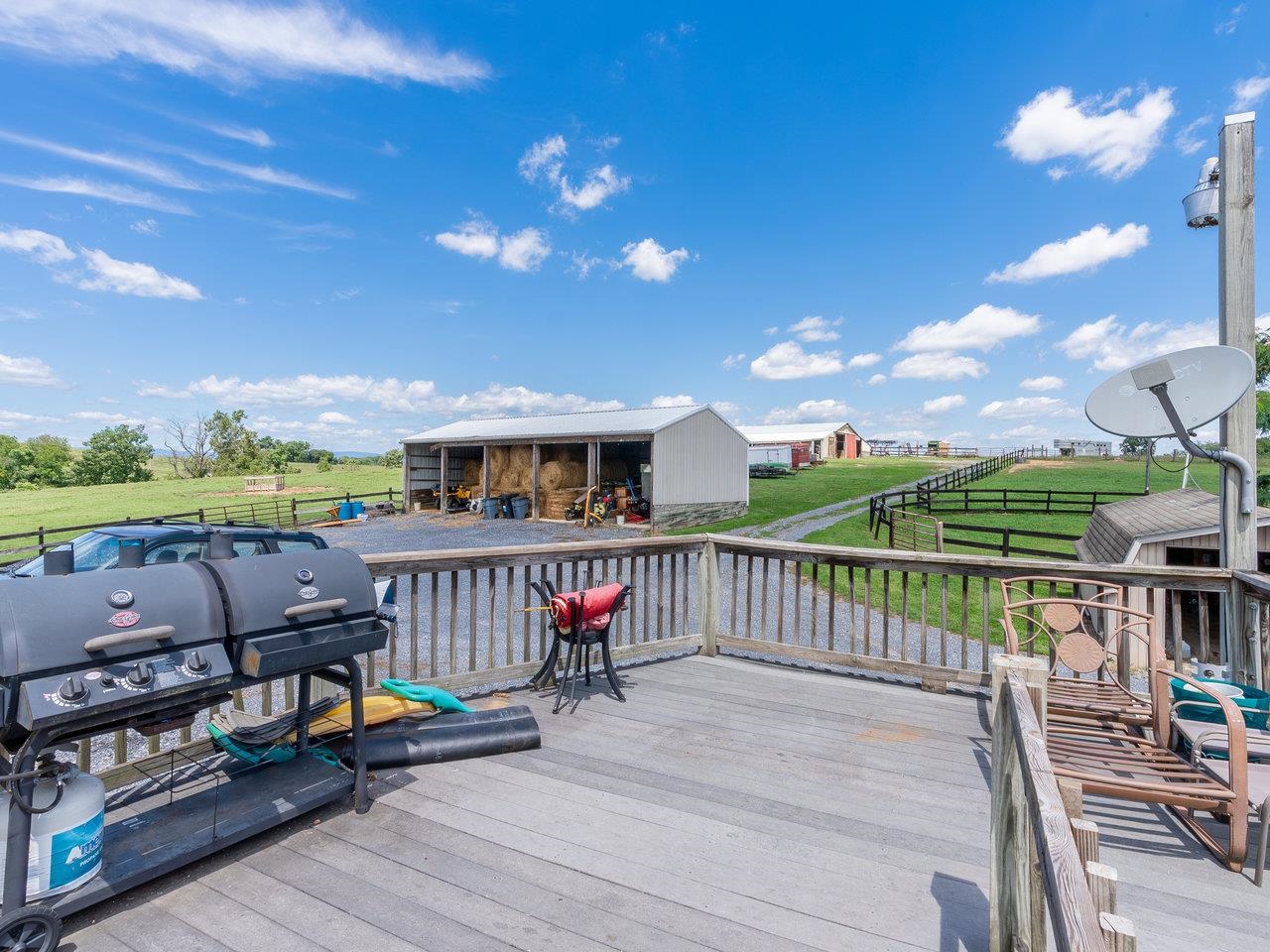 1299 North River Road Mount Crawford, VA 22841 - Photo 57 of 75 a view of a balcony with furniture