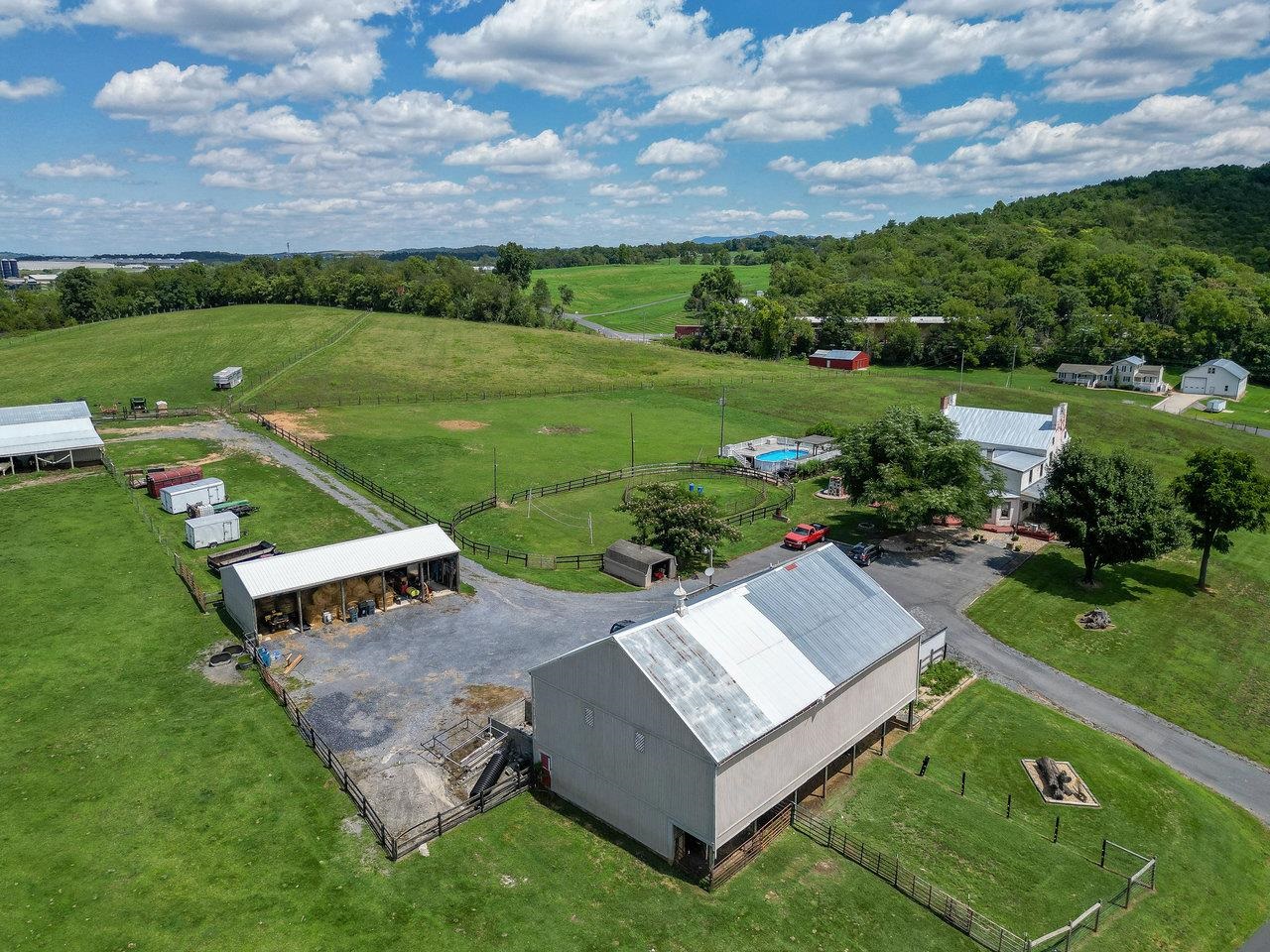 1299 North River Road Mount Crawford, VA 22841 - Photo 6 of 75 an aerial view of a house with big yard