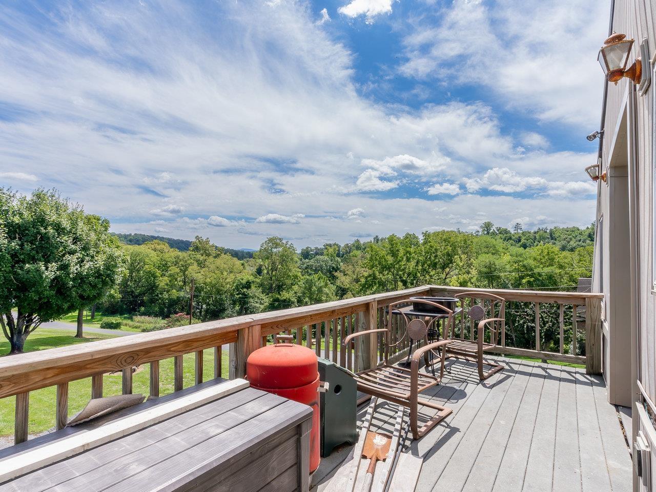 1299 North River Road Mount Crawford, VA 22841 - Photo 64 of 75 a view of a balcony with wooden floor