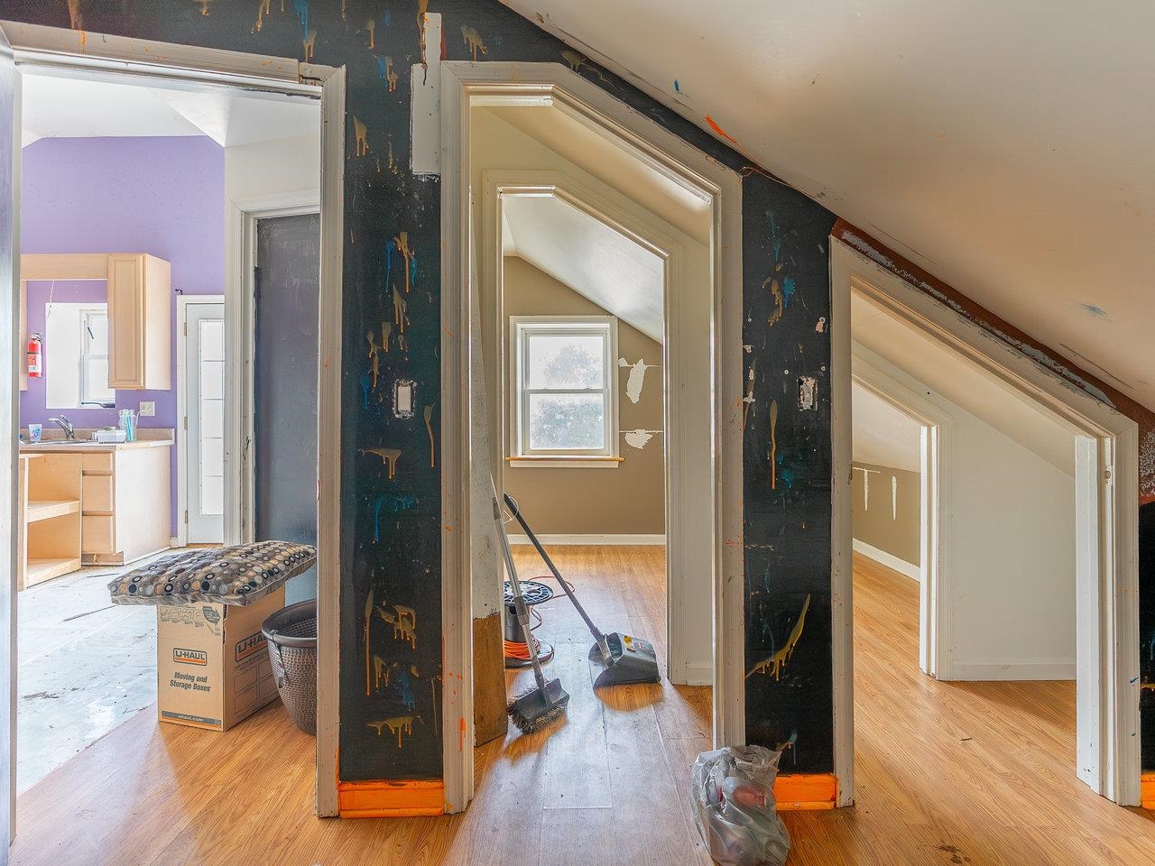 1299 North River Road Mount Crawford, VA 22841 - Photo 66 of 75 a view of a hallway with wooden floor windows and livingroom
