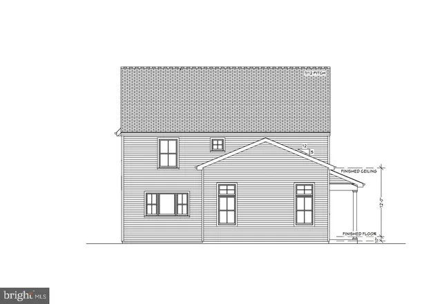 a black and white photo of a hallway