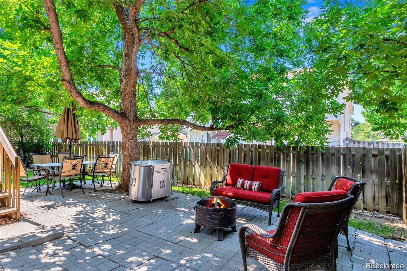 17538 East Baker Place Aurora, CO 80013 - Photo 43 of 50 a outdoor view with a sitting space and large trees