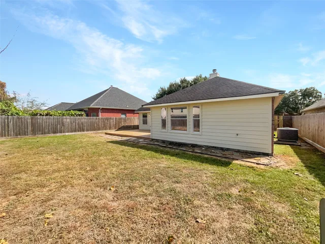 a backyard of a house