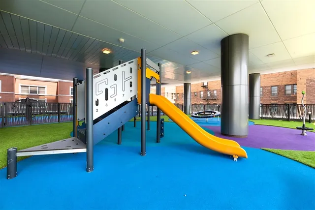 a view of an indoor swimming pool