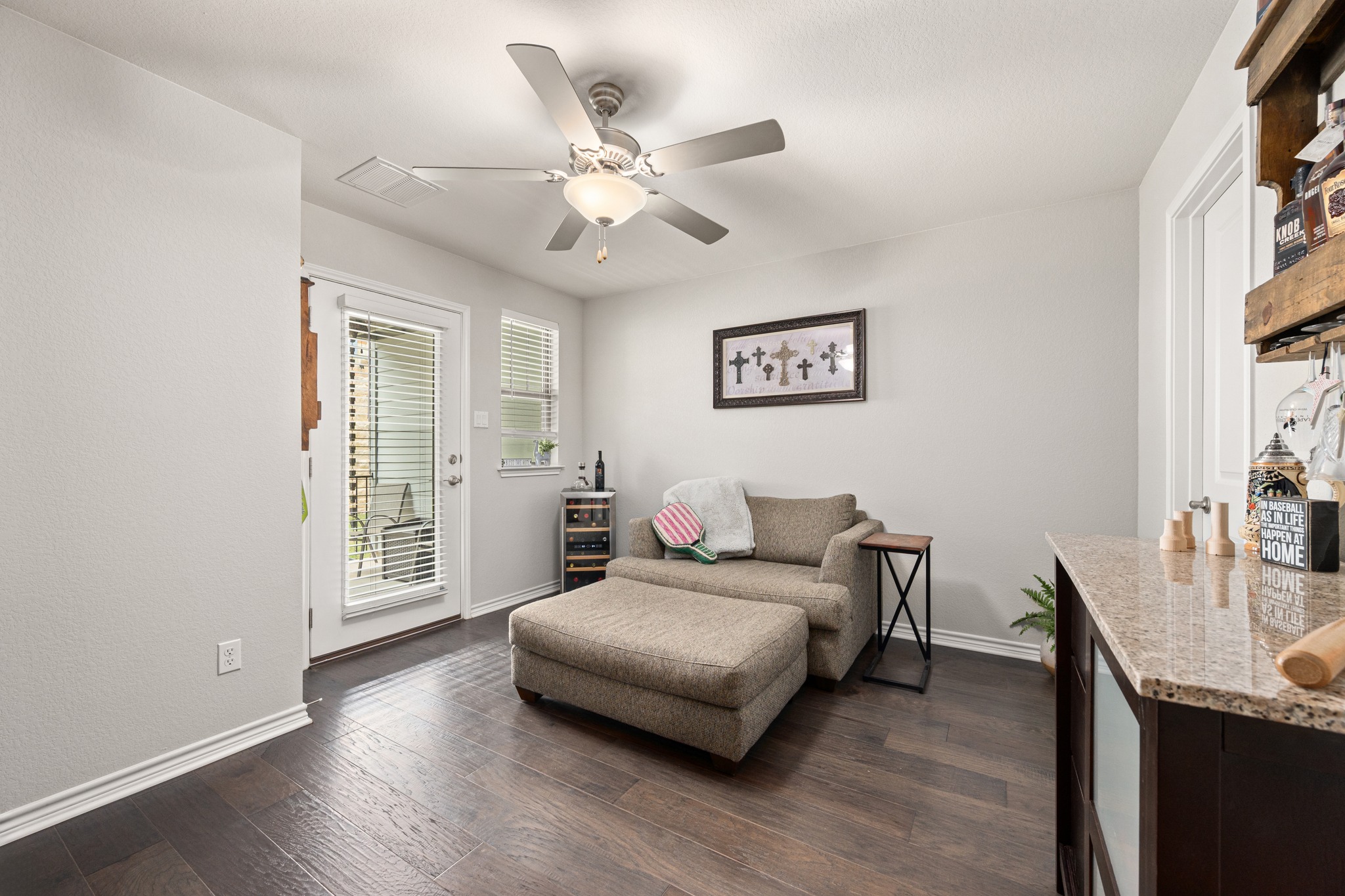 372 Adams Street Georgetown, TX 78628 - Photo 21 of 33 a living room with furniture and a wooden floor