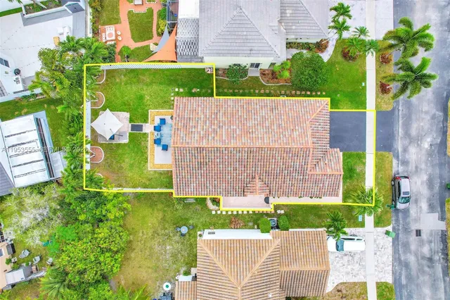 a view of a street with a building in the background