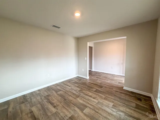 wooden floor in a room