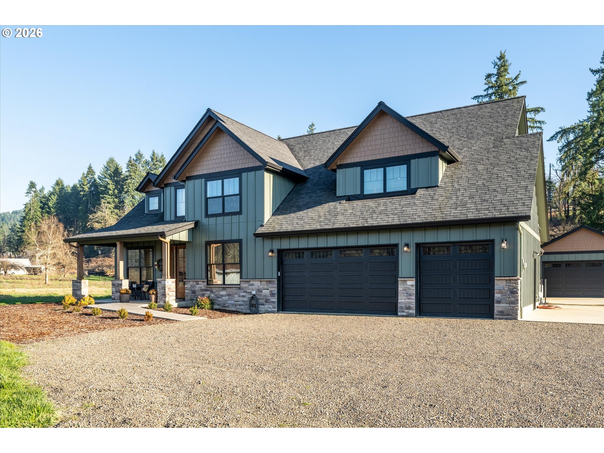 37640 Upper Camp Creek Road Springfield, OR 97478 - Photo 2 of 47 a house view with a outdoor space