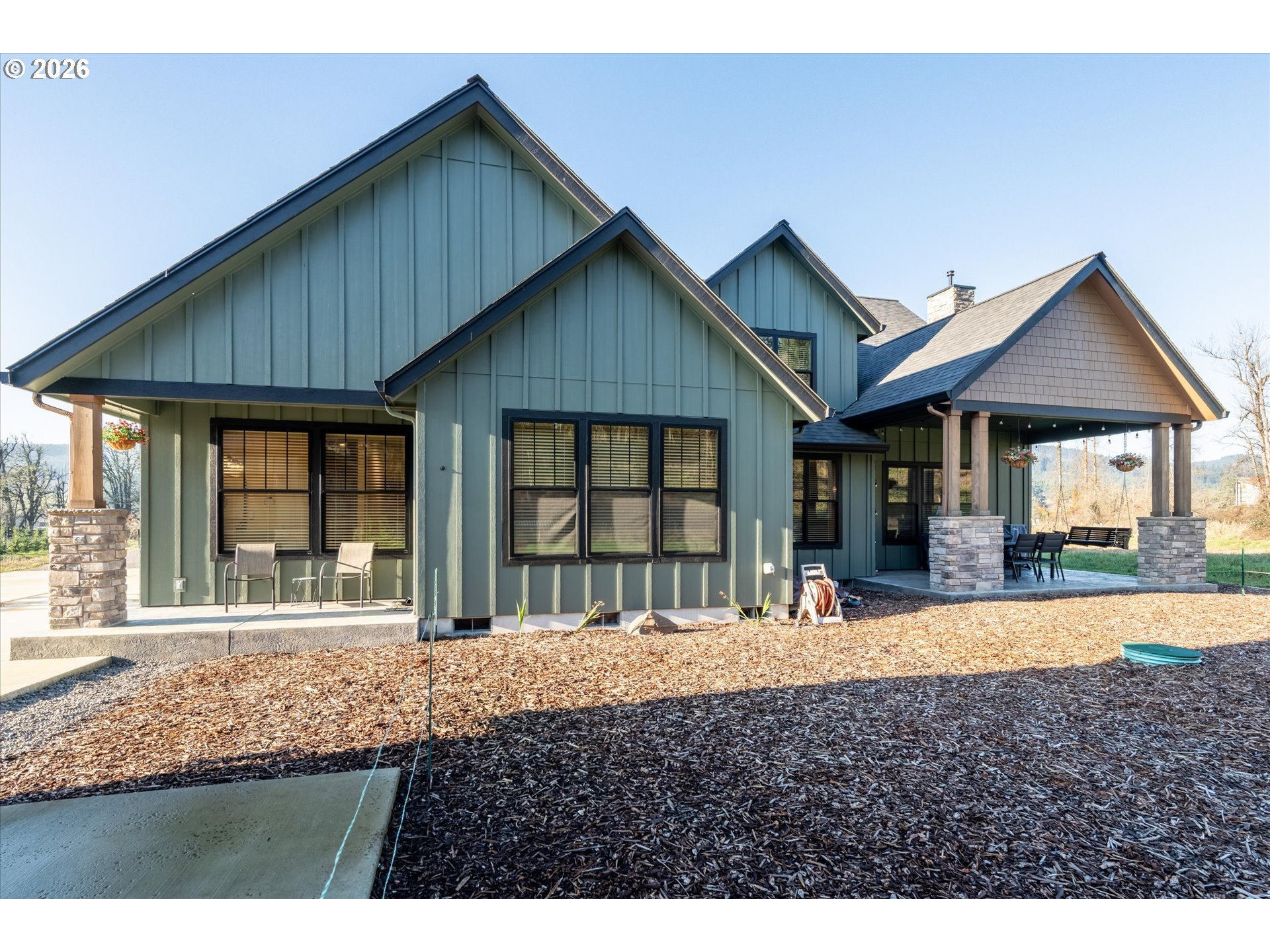37640 Upper Camp Creek Road Springfield, OR 97478 - Photo 40 of 47 a house view with a garden space