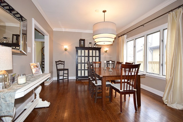 260 Addison Road Riverside, IL 60546 - Photo 6 of 25 a view of a dining room with furniture window and wooden floor