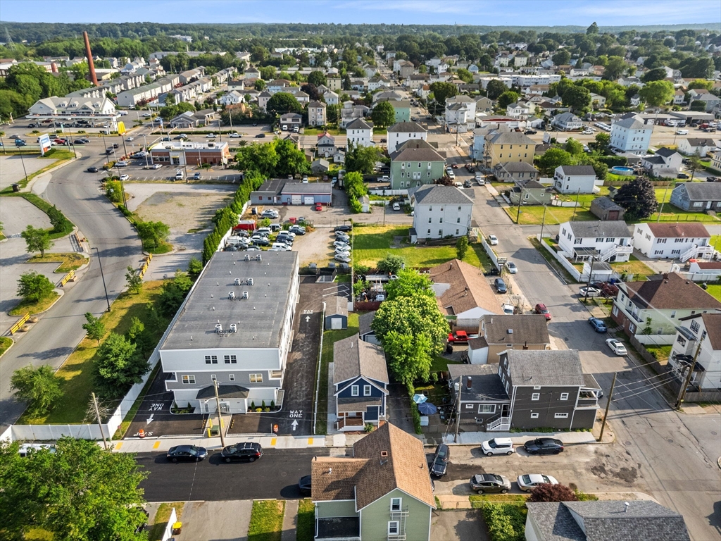 883 Grinnell Street Fall River, MA 02721 - Photo 35 of 41 an aerial view of residential houses with outdoor space