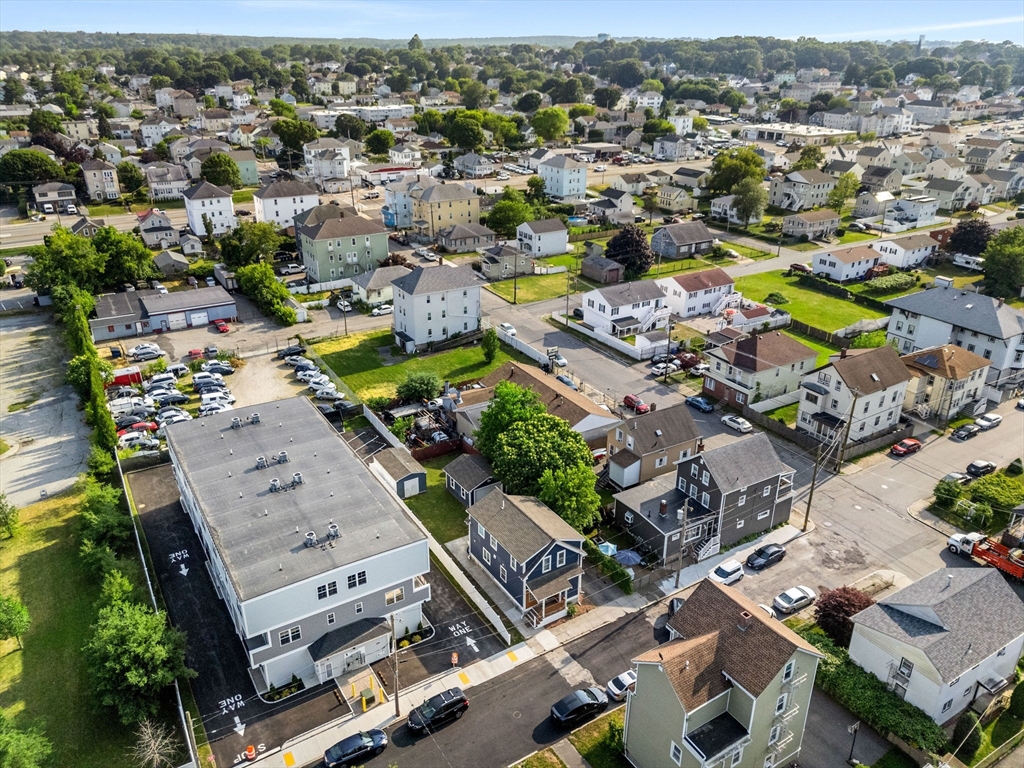 883 Grinnell Street Fall River, MA 02721 - Photo 36 of 41 an aerial view of a city with lots of residential buildings