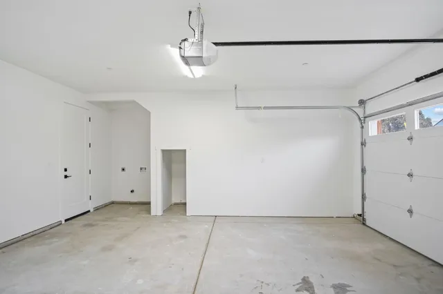 a view of a room with an empty space