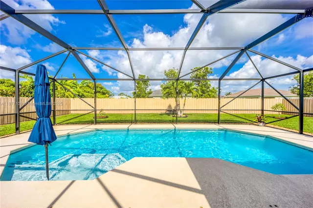 a view of yard from window