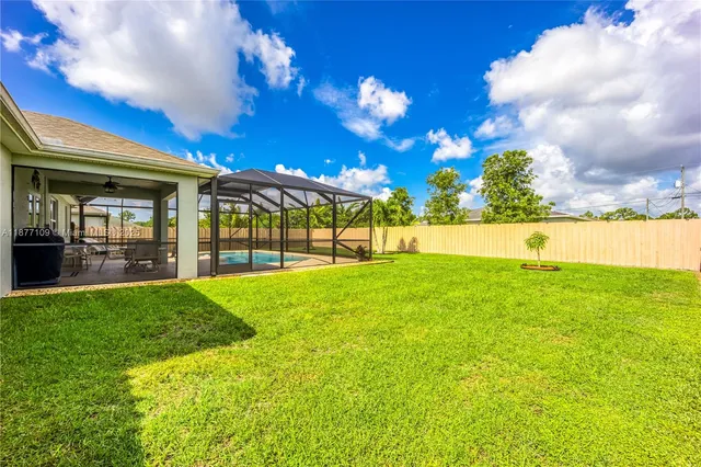 a view of outdoor space and yard