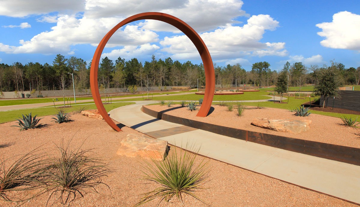 17525 Sunset Skies Road Conroe, TX 77302 - Photo 48 of 50 Walking Trails include sculpture and areas for meditation.