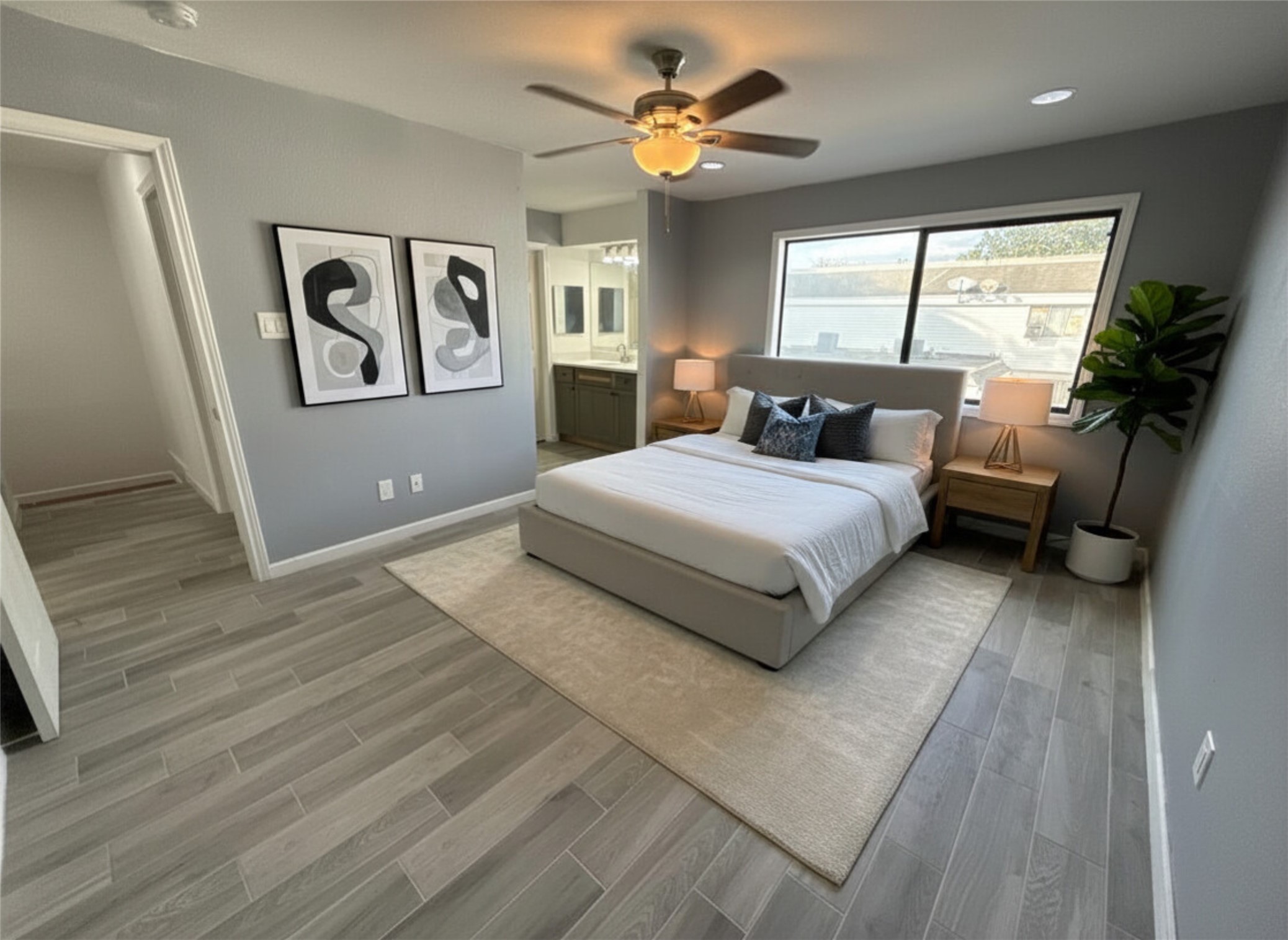 Gorgeous Primary Bedroom Staged 2nd Floor