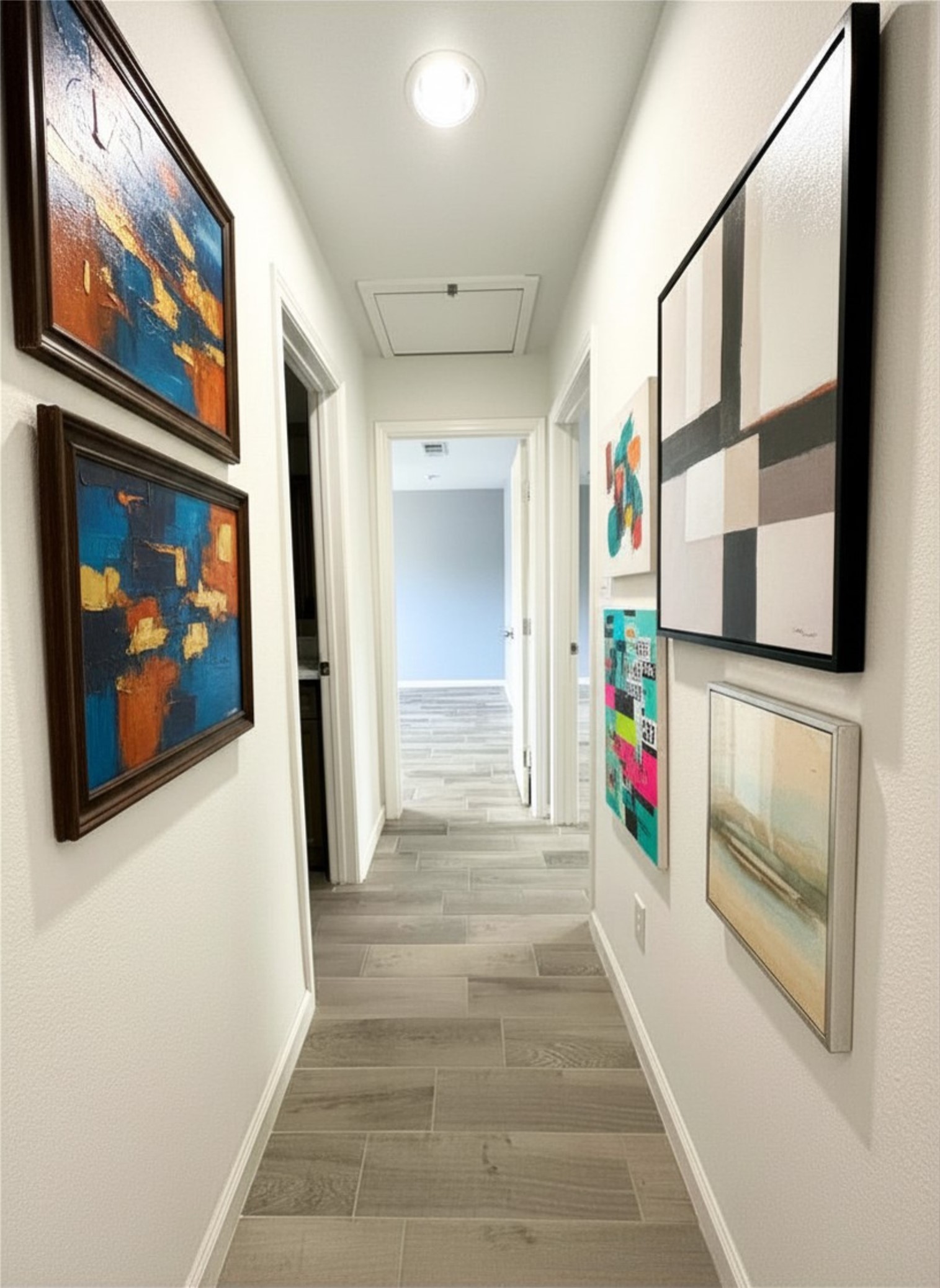 8332 La Roche Lane Houston, TX 77036 - Photo 7 of 15 Decorated Hallway Staged 2nd Floor