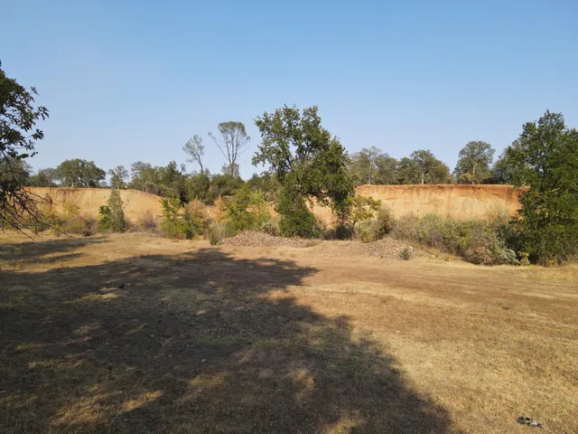 a view of road with trees