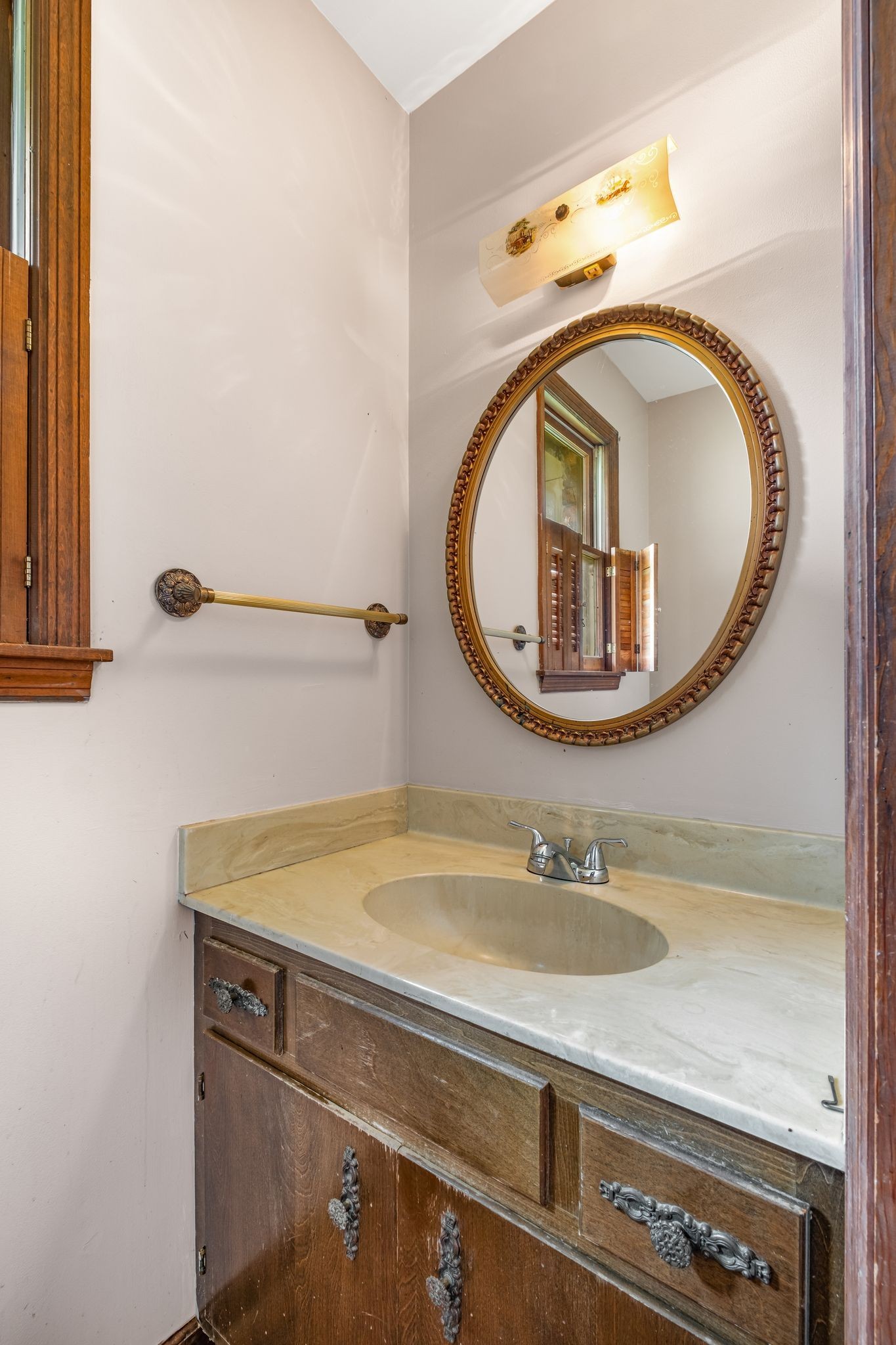 4245 Nonaville Road Mount Juliet, TN 37122 - Photo 29 of 38 a bathroom with a sink and a mirror