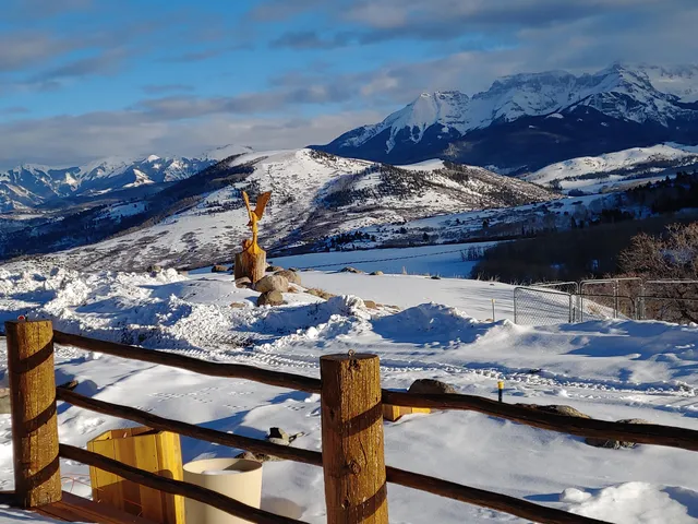 a view of city from balcony