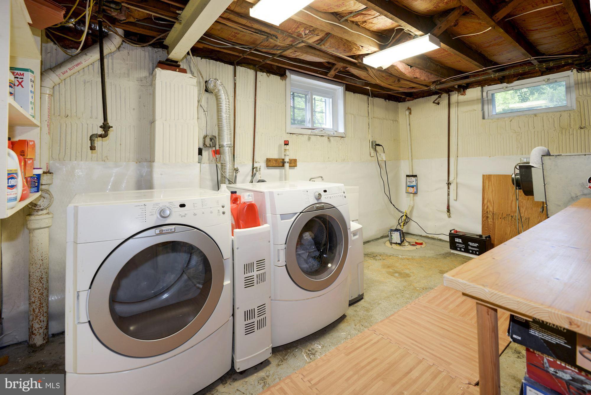 5918 Broad Branch Road Northwest Washington, DC 20015 - Photo 30 of 44 Basement w/Laundry
