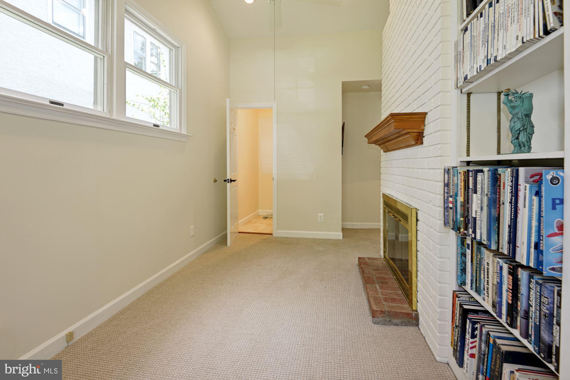 5918 Broad Branch Road Northwest Washington, DC 20015 - Photo 10 of 44 Library or Home Office w/Powder Room