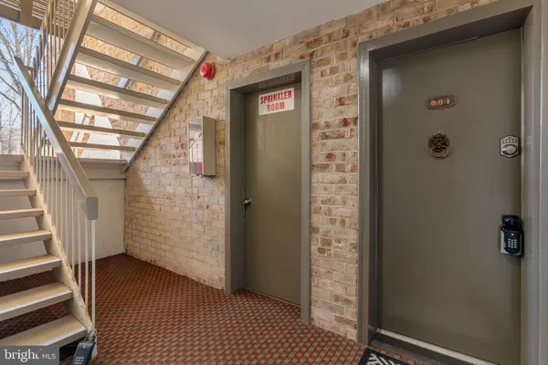 a view of an entryway door