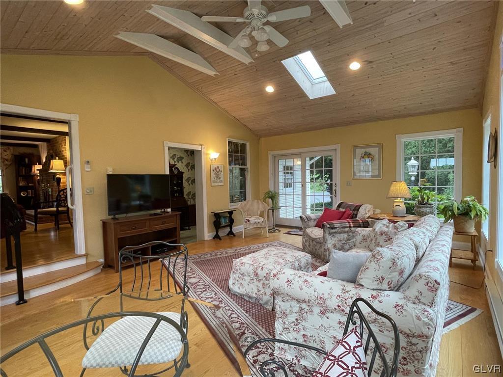 1145 Church Road Wind Gap, PA 18091 - Photo 12 of 24 a living room with furniture and a flat screen tv
