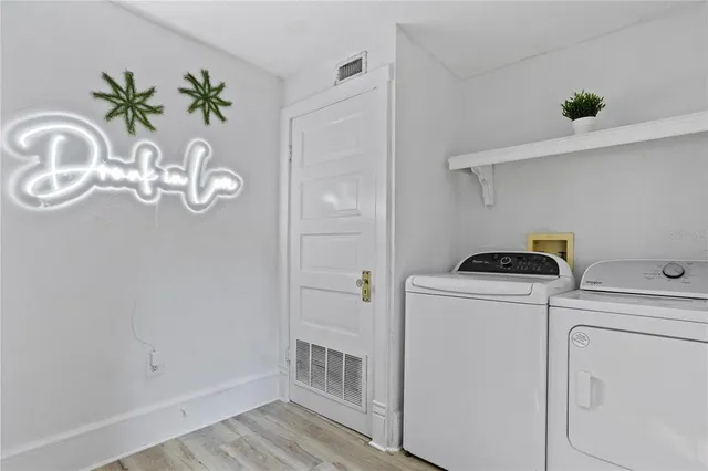 a view of washer and dryer