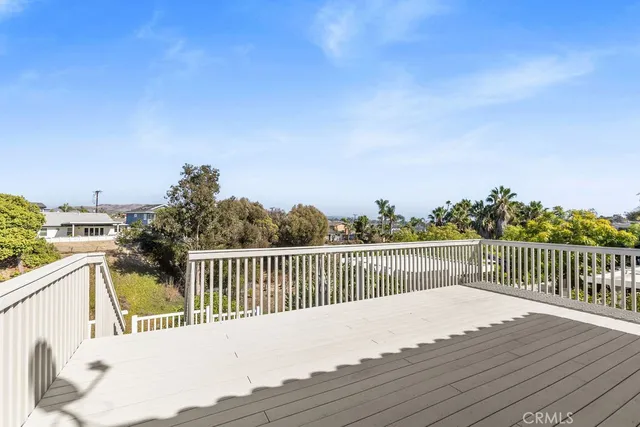 a view of a yard and mountain