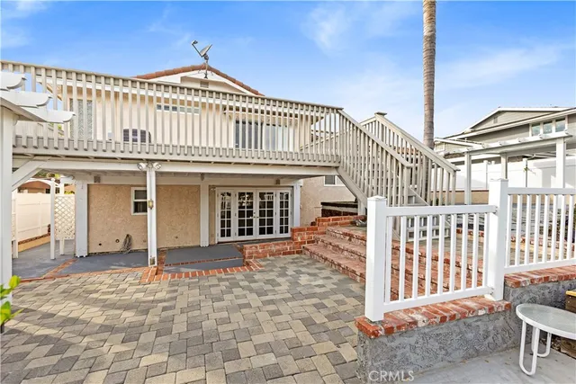 a view of balcony with couch