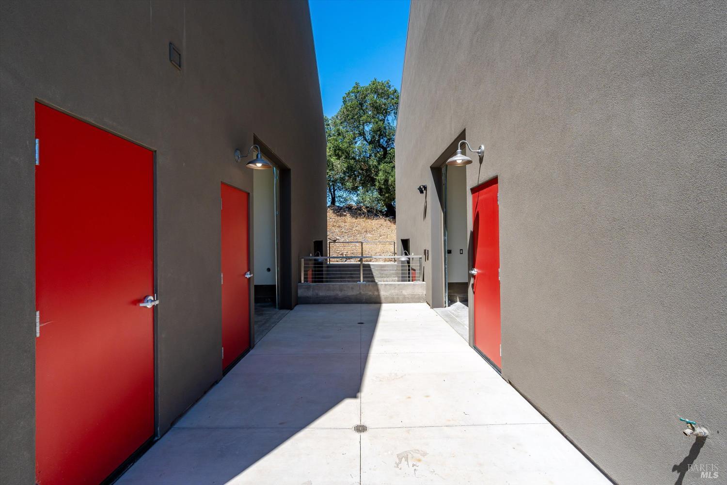 2929 Atlas Peak Road Napa, CA 94558 - Photo 46 of 56 a hallway with seating space and yard