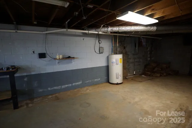 a view of a storage room