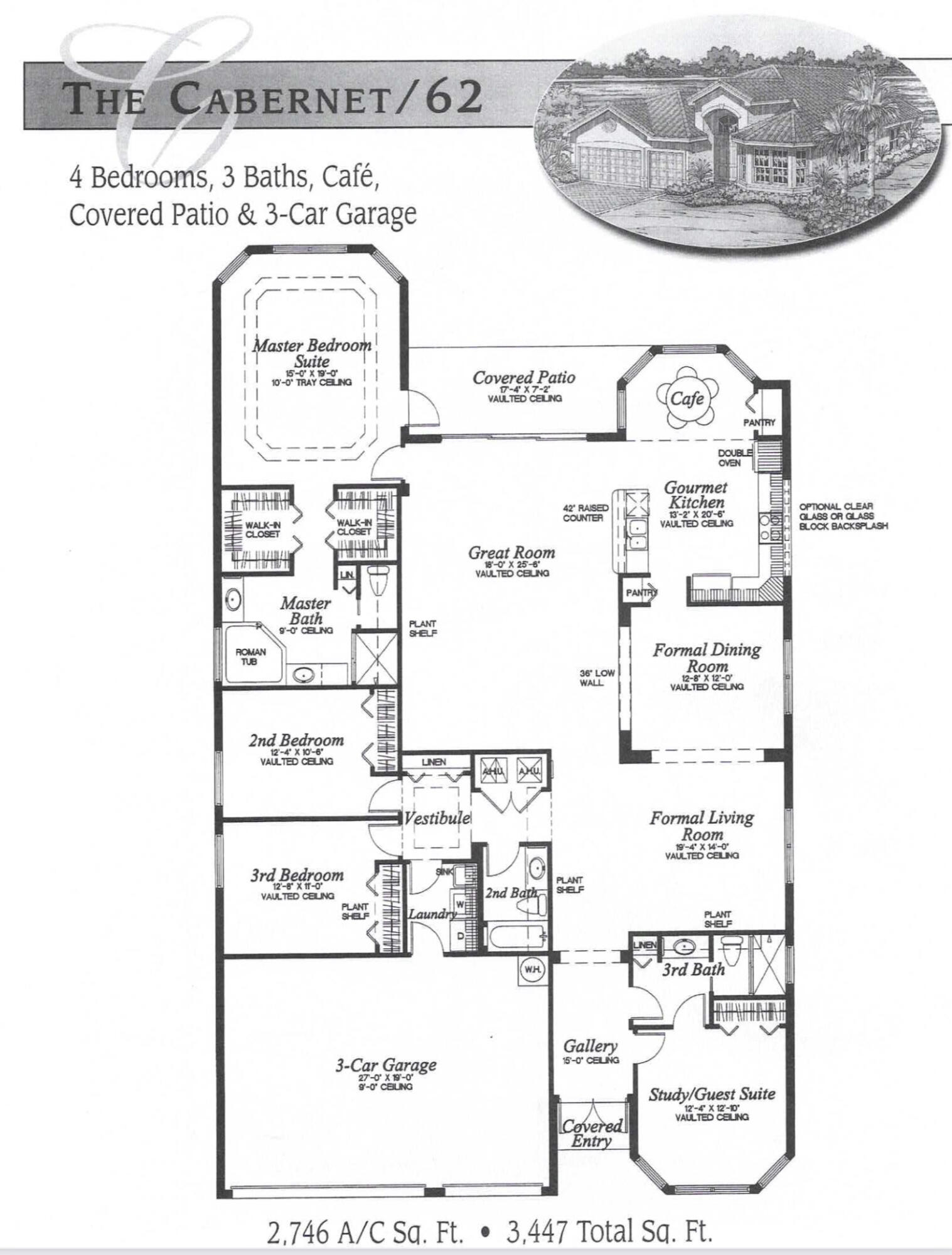 19305 Skyridge Circle Boca Raton, FL 33498 - Photo 30 of 30 Floor Plan