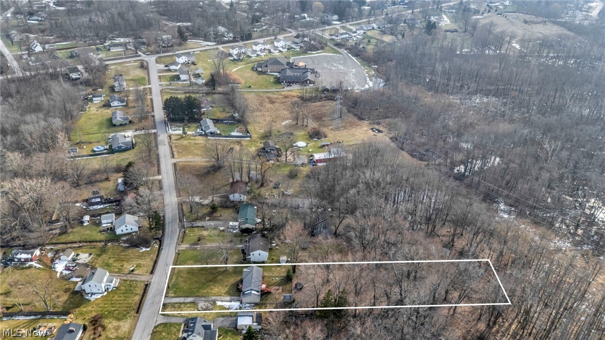 54 Park Road Painesville, OH 44077 - Photo 32 of 38 View of property location featuring property parcel outlined and nearby suburban area