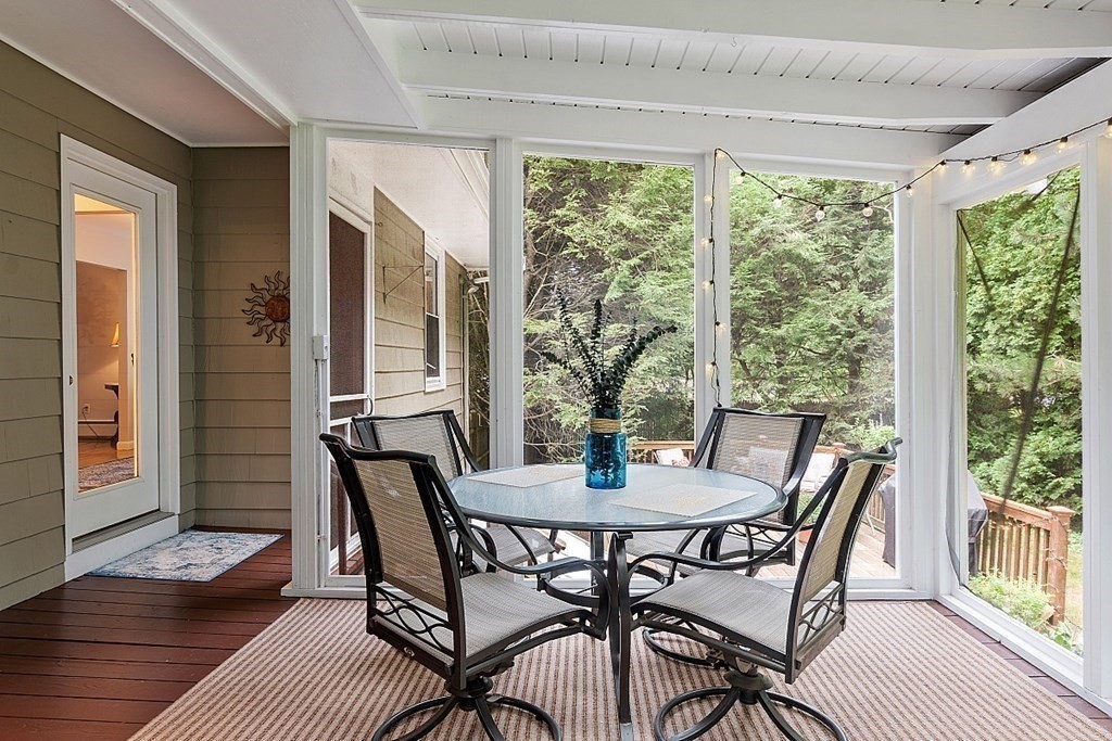 14 Scenna Road Beverly, MA 01915 - Photo 32 of 42 a view of a dining room with furniture window and wooden floor
