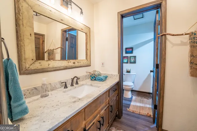 a view of a city from a balcony