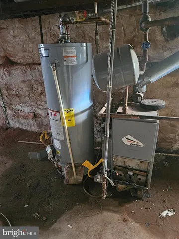 a view of water heater room