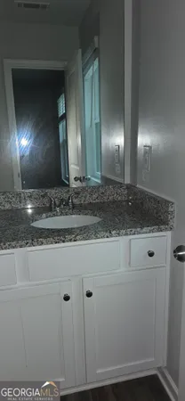 a view of a fireplace