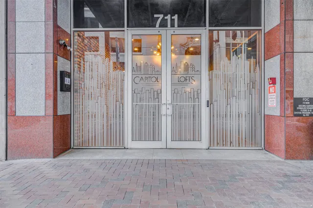 a view of front door