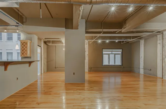 a view of an empty room