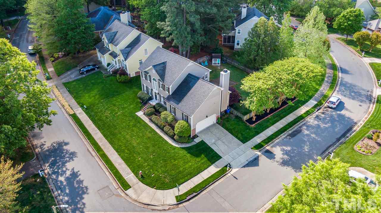 5633 Raddington Street Raleigh, NC 27613 - Photo 20 of 25 an aerial view of a house