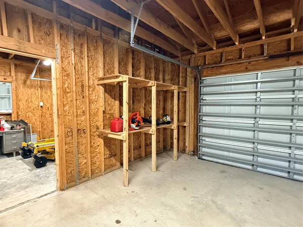 a view of storage and utility room