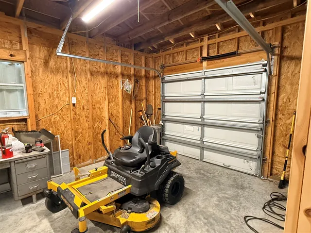 a room with storage and utility