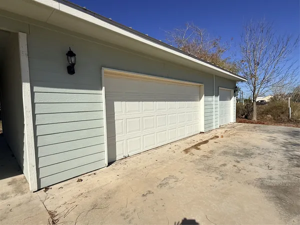 a backyard of a house
