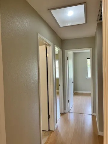 wooden floor in a gallery