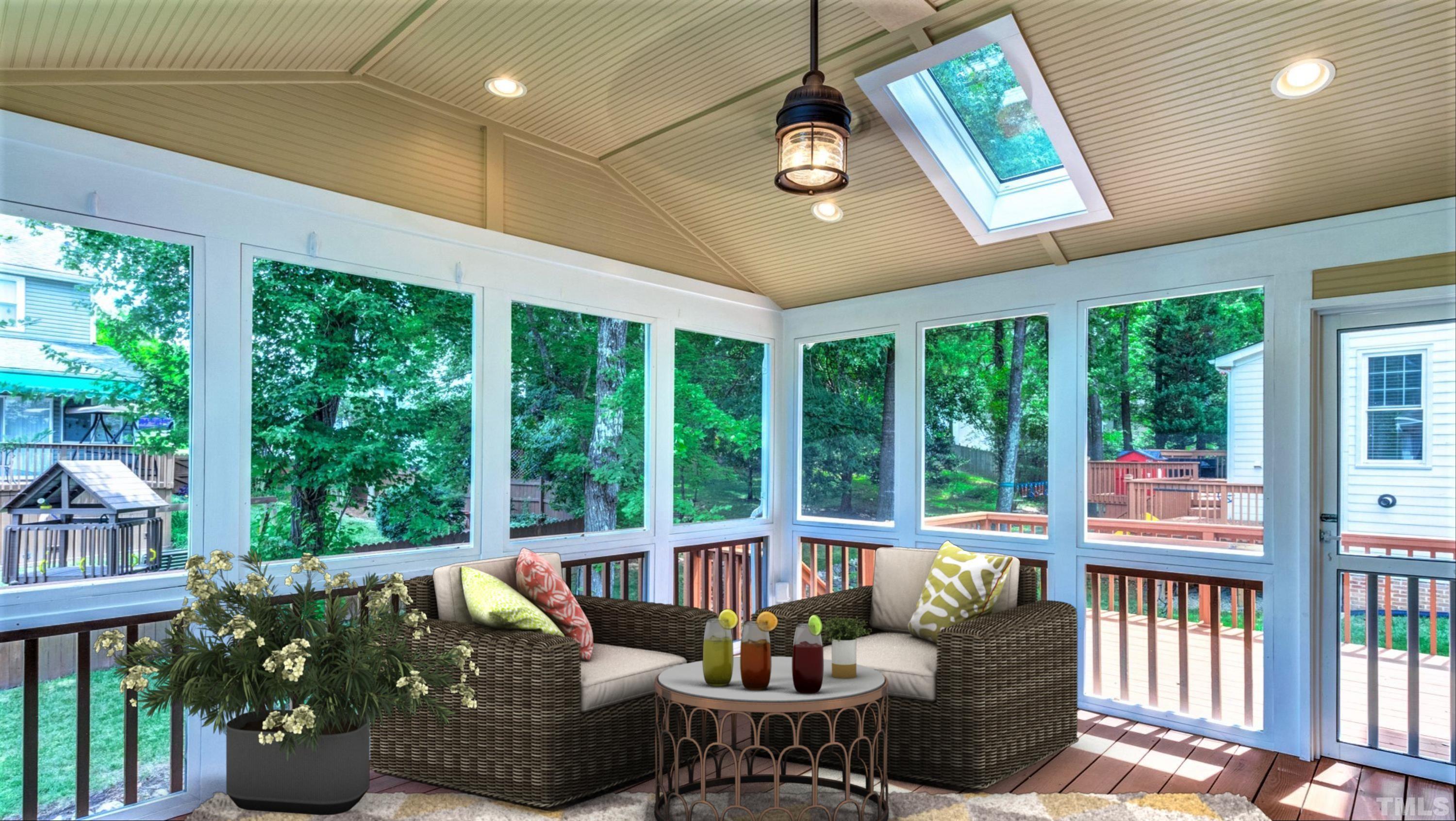 206 Arlington Ridge Cary, NC 27513 - Photo 26 of 30 Screened Porch